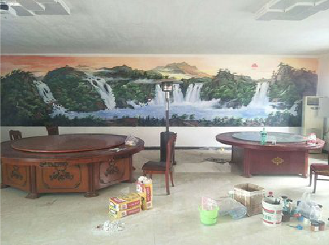 陆良墙绘-写实风景