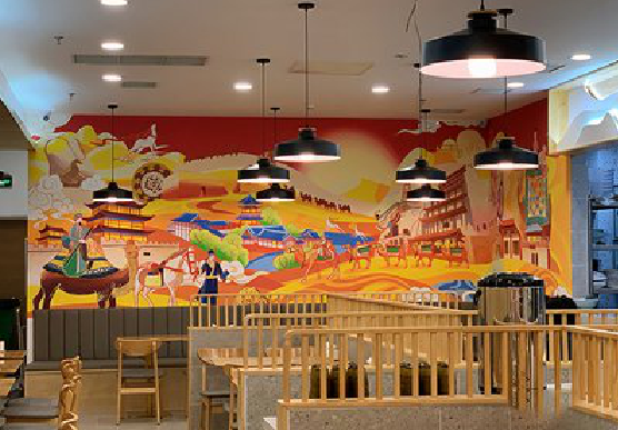 陆良商业空间彩绘介绍。